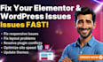 fix wordpress issues edit wordpress website   elementor fix wordpress help error