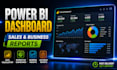 create a power bi dashboard for sales, business, and data analysis