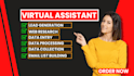 manually collect data, data entry, web research, and data enrichment