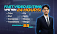 trim, cut, split, merge, compress or convert video for you