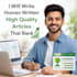 write human written high quality articles that rank