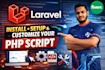 install, setup and customize your codecanyon PHP laravel script