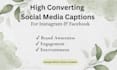 write high converting social media captions