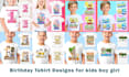create personalized customized birthday kid tshirt design