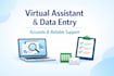 do accurate data entry and virtual assistant