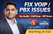 setup and fix voip IP pbx systems professionally