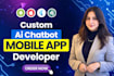 ai mobile app development, ai saas, ai chatbot, or custom mobile app