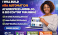 build n8n automation, n8n wordpress workflows, ai autoblog  SEO content auto