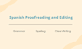 correct your spanish text and improve clarity