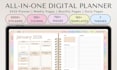 design calendar planner hyperlinked digital planner budgets spreadsheet