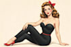 draw a retro pin up girl digital artwork