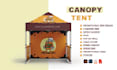 design tent, table cover, flag and canopy tent