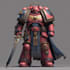 create warhammer 40k character art, grimdark illustrations