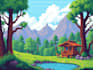 create a custom pixel art background