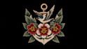 create traditional tattoo,logo design old school