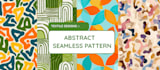 custom abstract textile pattern design