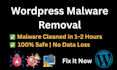 do wordpress malware removal, remove virus, and fix hacked site security