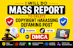 remove copyrighted content and stolen photo via dmca