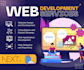 build a responsive website with frontend and backend development