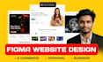 figma website design, ecommerce website, business website, figma design