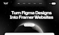 design framer website, webflow website, figma to framer, webflow