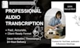 transcribe podcasts interviews and youtube videos in clean verbatim