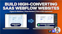 build a high converting saas webflow website from figma