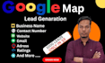 do google map scraping, yellowpage lead genaration for you