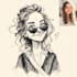 draw artistic cartoon caricatures