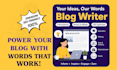 write affiliate blogs that stand out