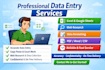 virtual assistant, online data entry