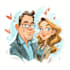 draw artistic cartoon caricatures