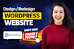 do wordpresswebsite development, design or redesign wordpress blog website
