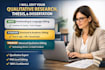 edit your qualitative research, research thesis and proposal, dissertation