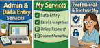 help you with admin tasks and data entry