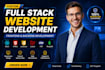 custom website development front end, backend developer full stack developer