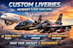 paint msfs 2020 and 2024 livery and xplane