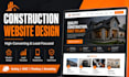 high converting construction website, redesign remodeling, contractors website