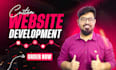 build custom website development full stack website developer front end developm