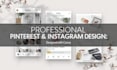 design pinterest pins and instagram posts in canva