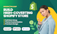 design conversion focused shopify store and high speed redesign