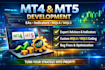 develop mt4 mt5 expert advisor, trading bot, indicator and fix mql4, mql5
