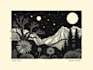 create awesome linocut illustration art