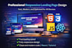 develop a high performance landing page using react js