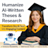 manually humanize and edit thesis and academic ai content