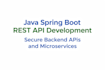 develop scalable backend apis using java springboot
