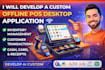 develop a custom offline pos desktop application