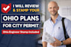 review and stamp your ohio plan for city permit