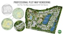design professional site plan, property map, plat map and 3d landscape rendering