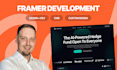 redesign and develop your website in framer